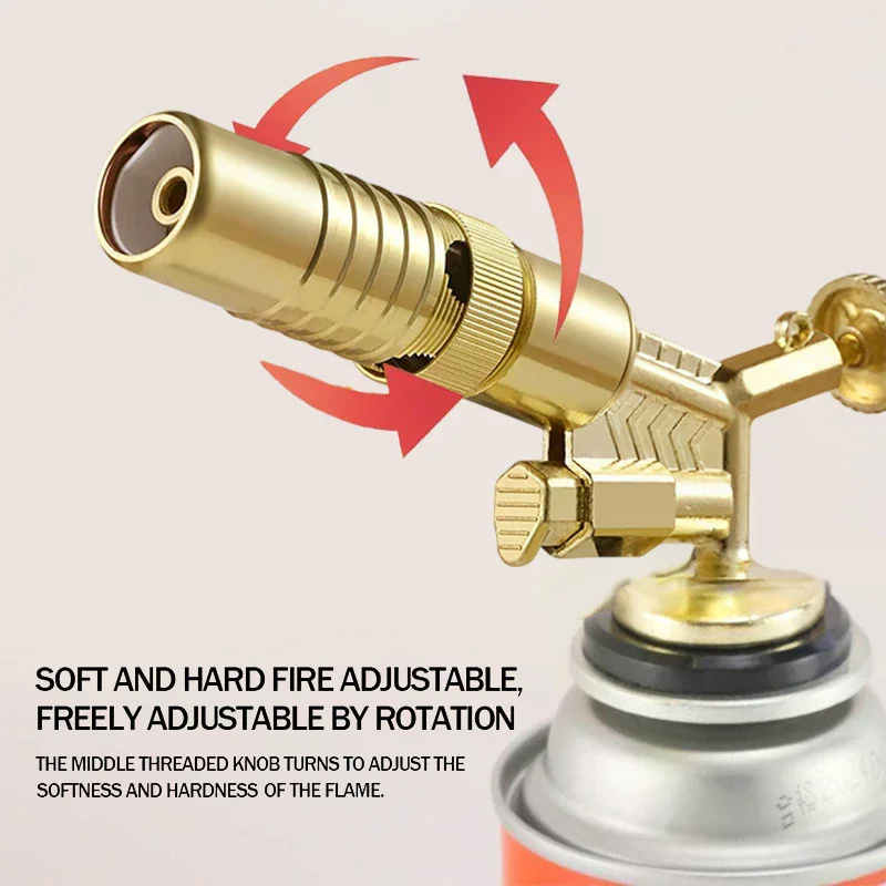 Fire Piston Starter - Portable Welding Gas Torch Flame Nozzle
