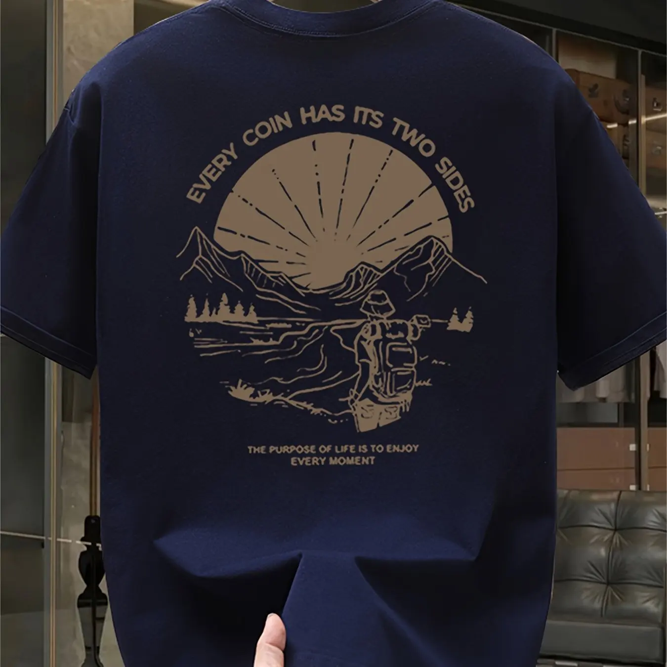 Vintage Mountain Hiking Graphi - đánh giá và giá Outdoor Adventure Quotes Short