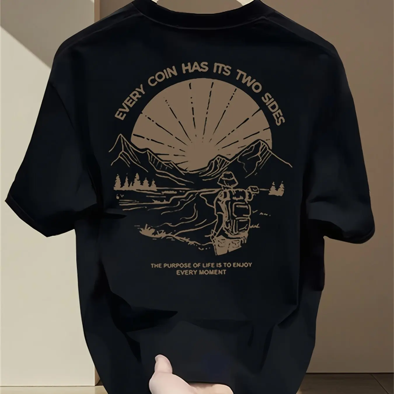 Vintage Mountain Hiking Graphi - đánh giá và giá Outdoor Adventure Quotes Short