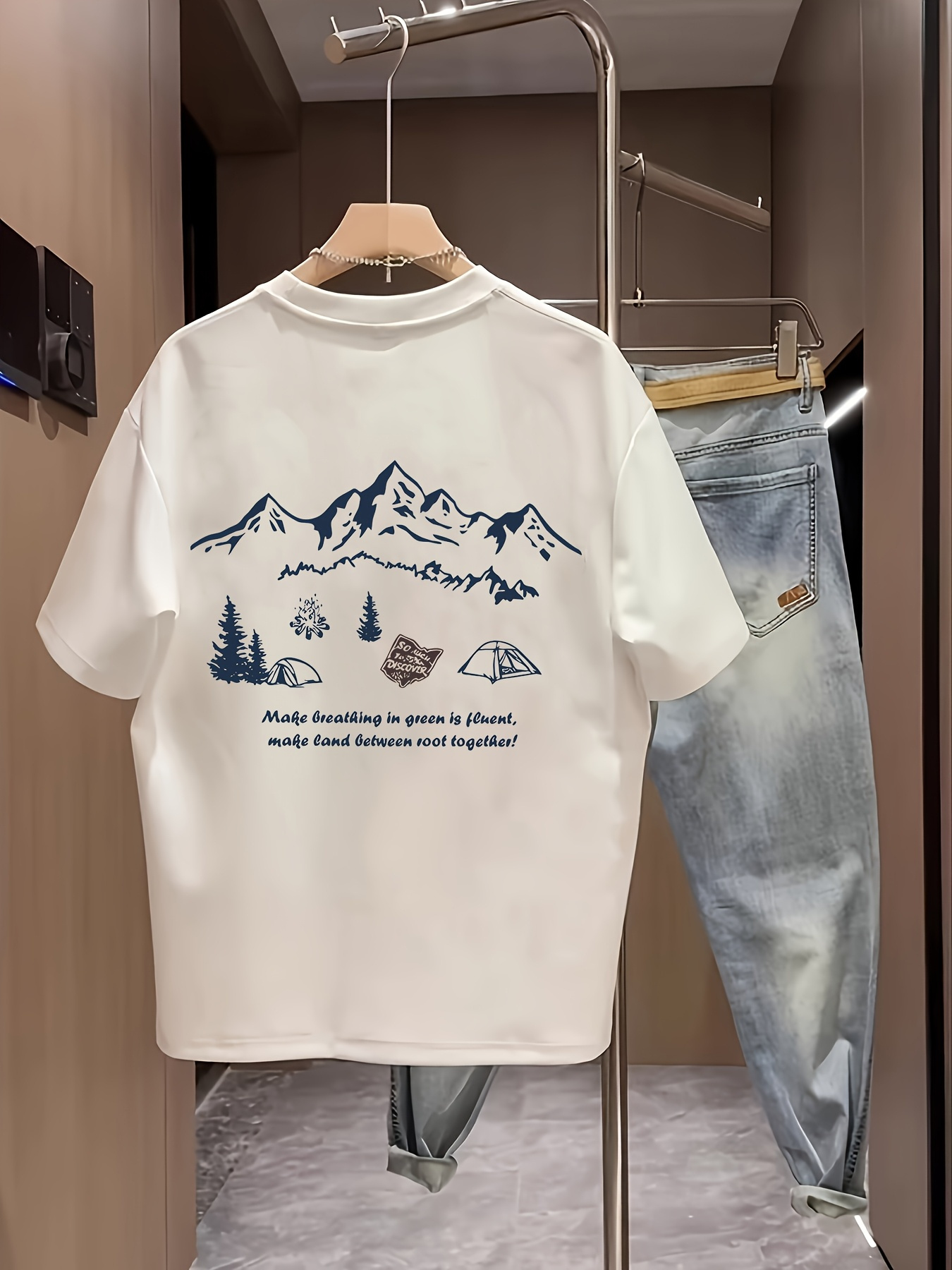 Men's 100% Cotton Casual Short - đánh giá và giá Outdoor Adventure Quotes Short