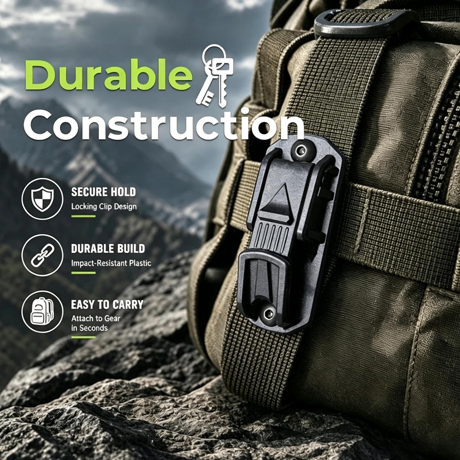 Keychain Belt Clip Multifuncti - đánh giá và giá Outdoor Adventure Backpack