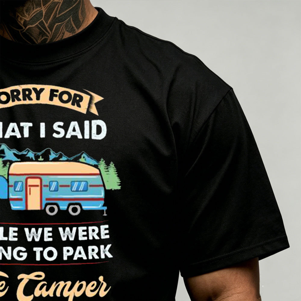 Camper Trailer Camping Graphic - đánh giá và giá Outdoor Adventure Quotes Short