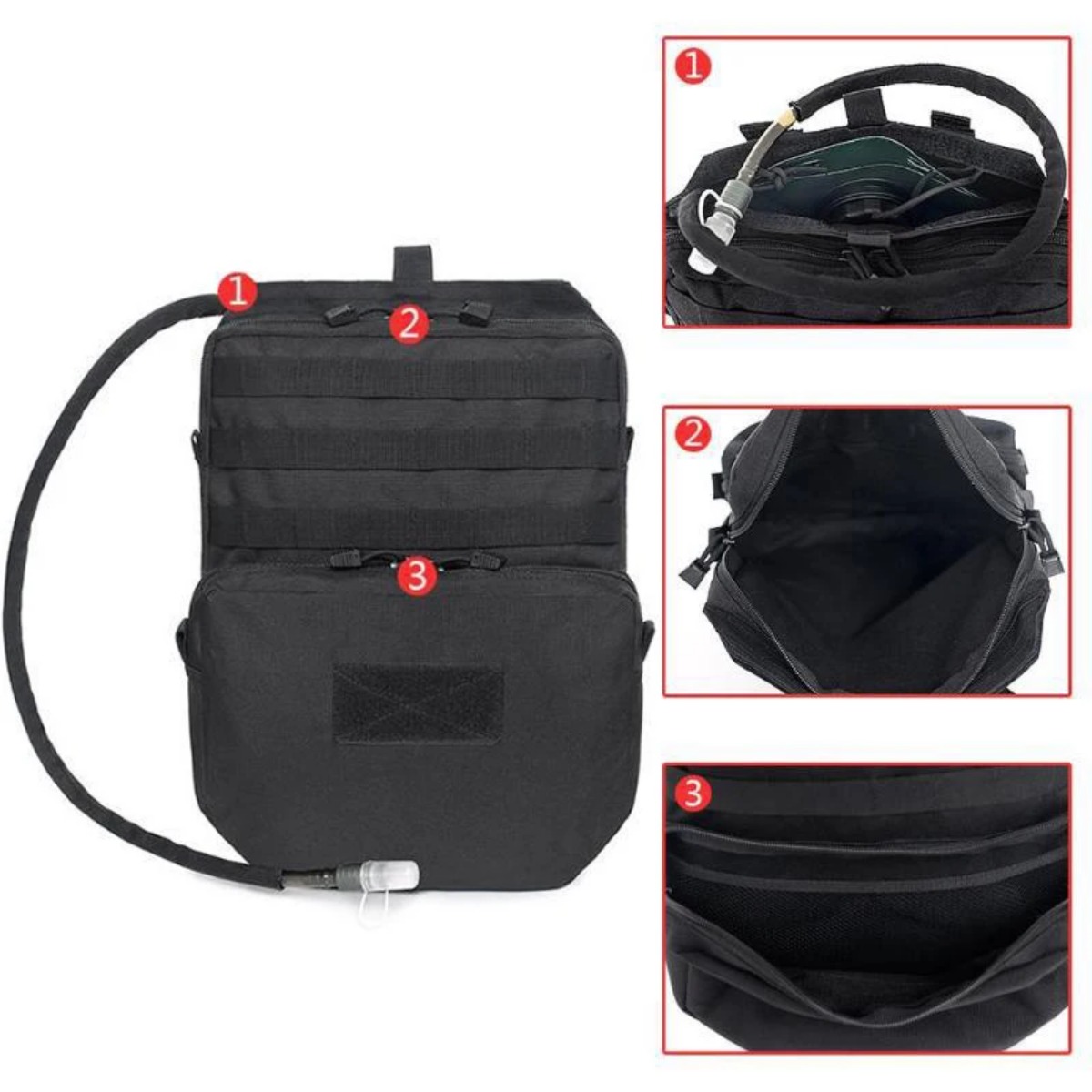 Outdoor Molle Bag Camping Hydr - đánh giá và giá Outdoor Adventure Backpack