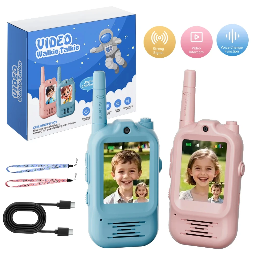 2pcs Kids Video Walkie Talkie  - đánh giá và giá Outdoor Adventure Video