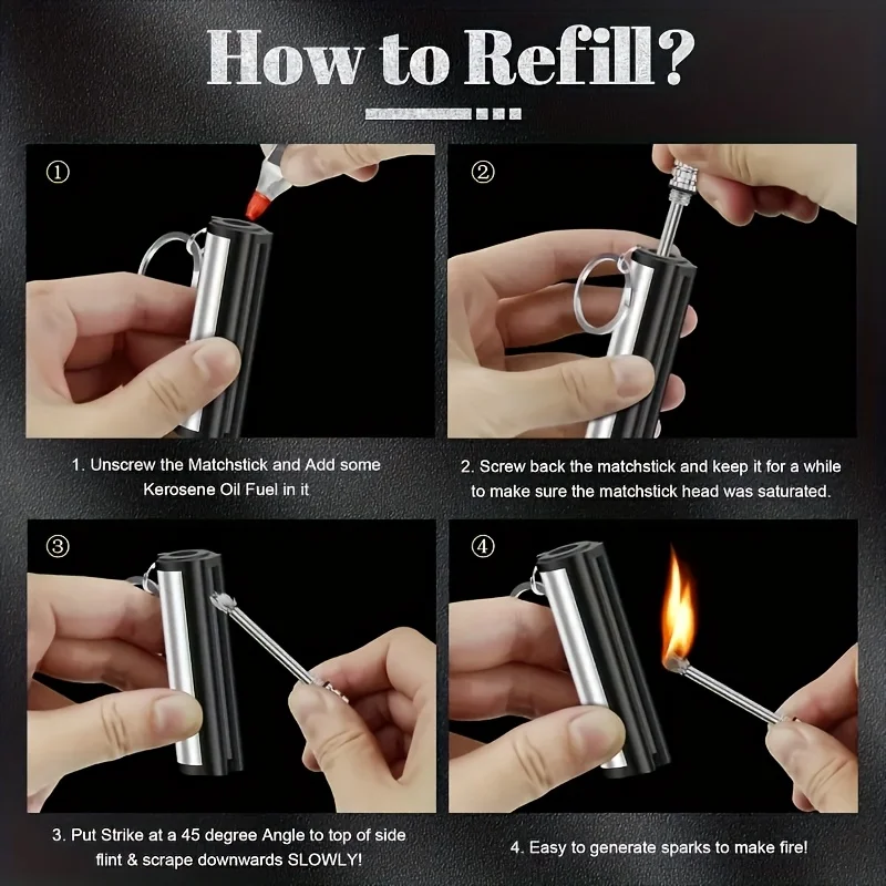Piston-style Survival Fire Sta - đánh giá và giá Fire Piston Starter