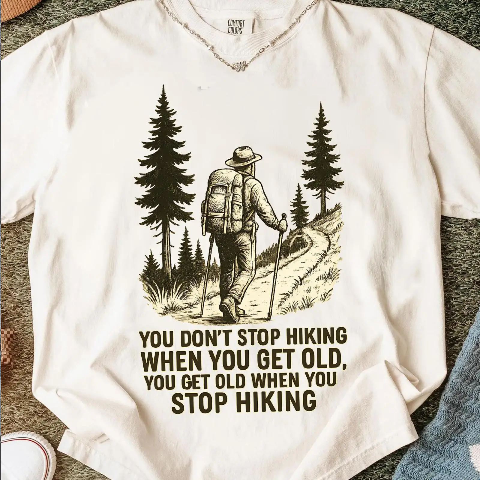 You Don't Stop Hiking When Get - đánh giá và giá Outdoor Adventure Quotes Short