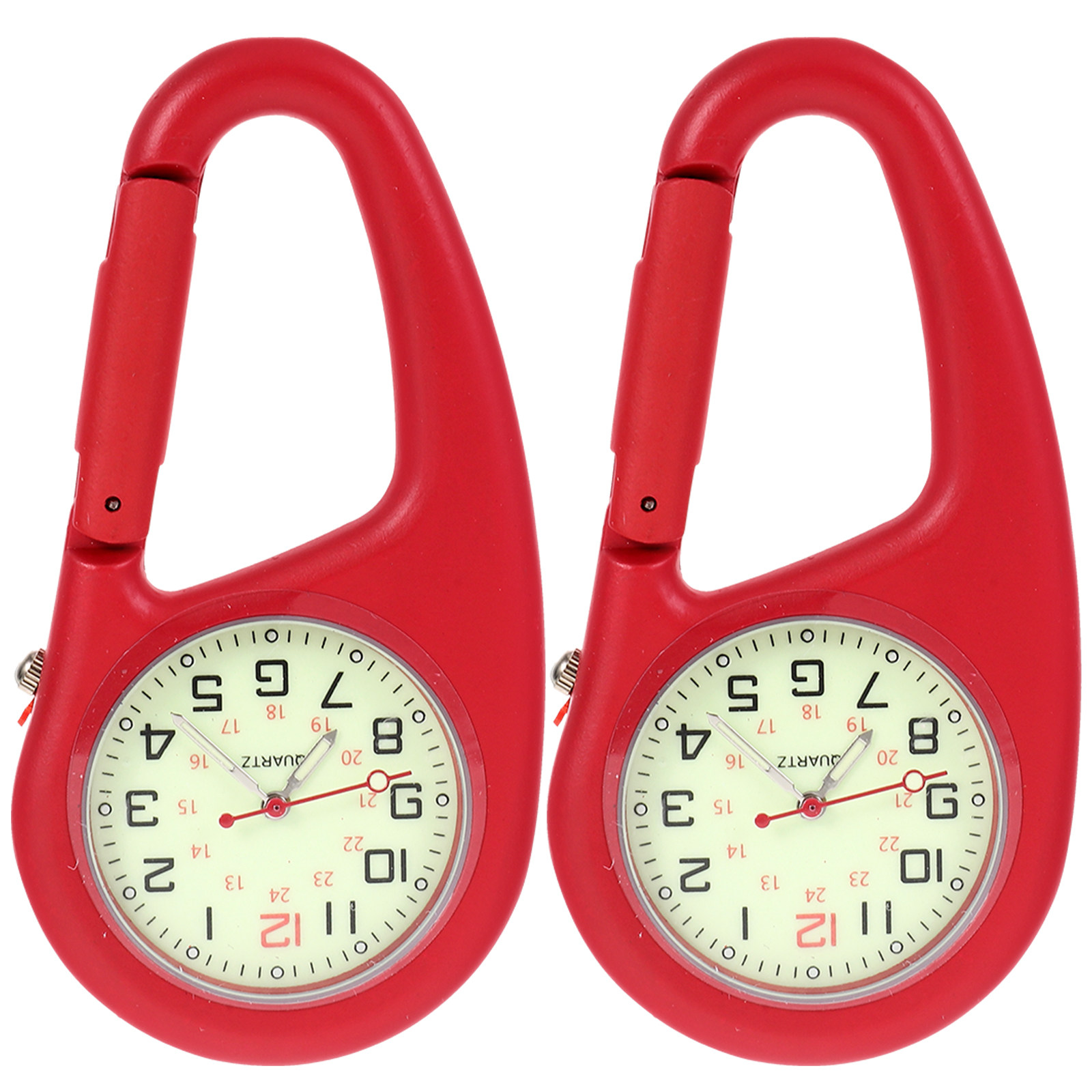 2Pcs Portable Carabiner Watch  - đánh giá và giá Outdoor Adventure Training