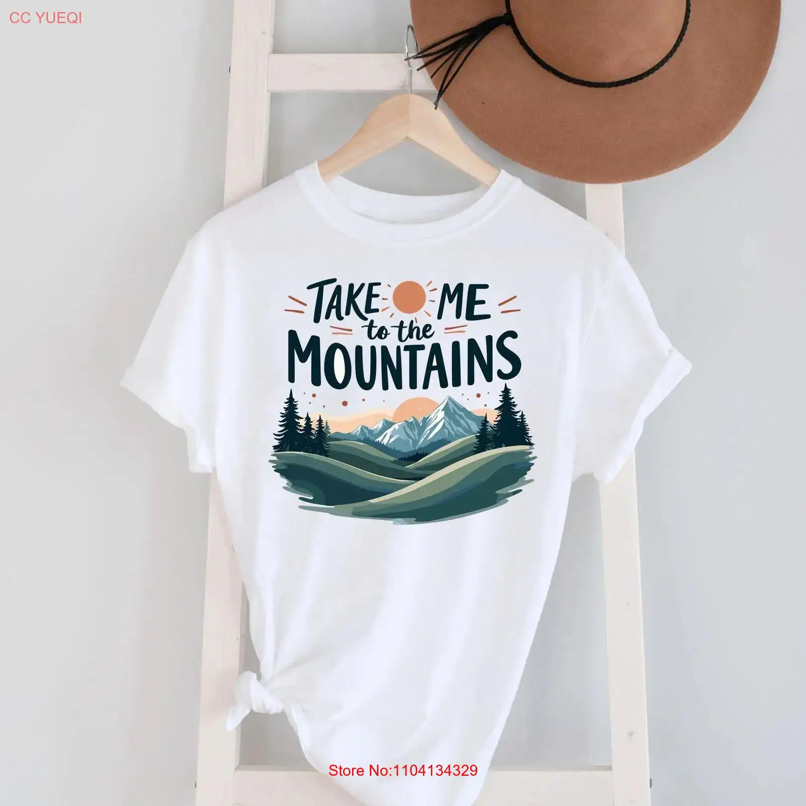 Take me to the mountains T Shi - đánh giá và giá Outdoor Adventure Quotes Short