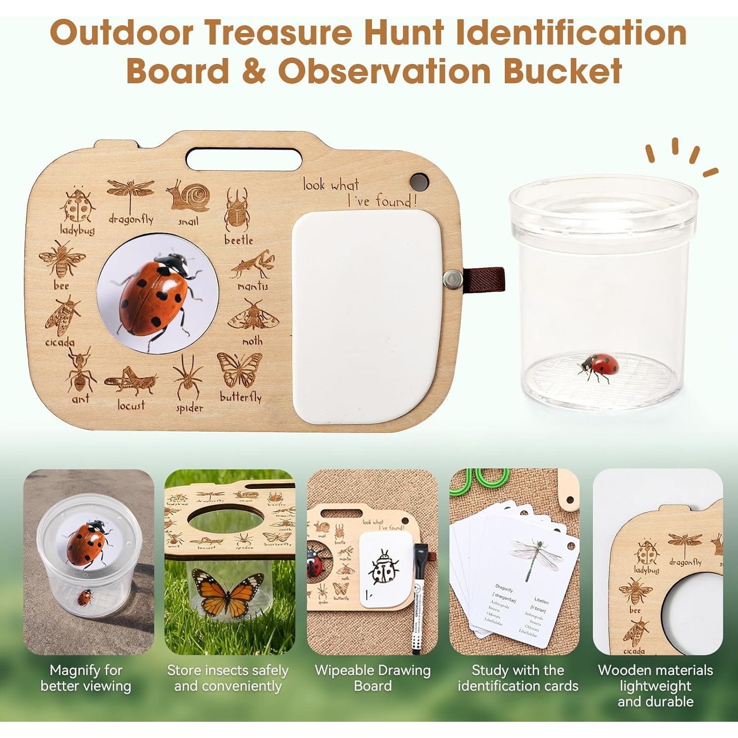 Bug Catcher Kit for Kids with  - đánh giá và giá Outdoor Adventure Girls