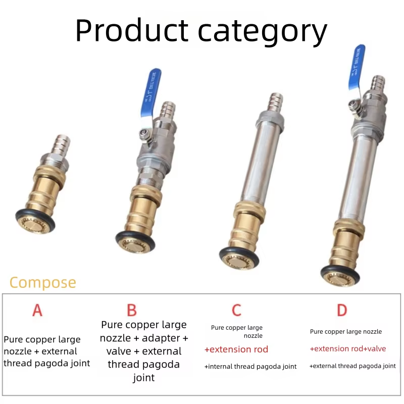 Brass Fire Hose Nozzle 1