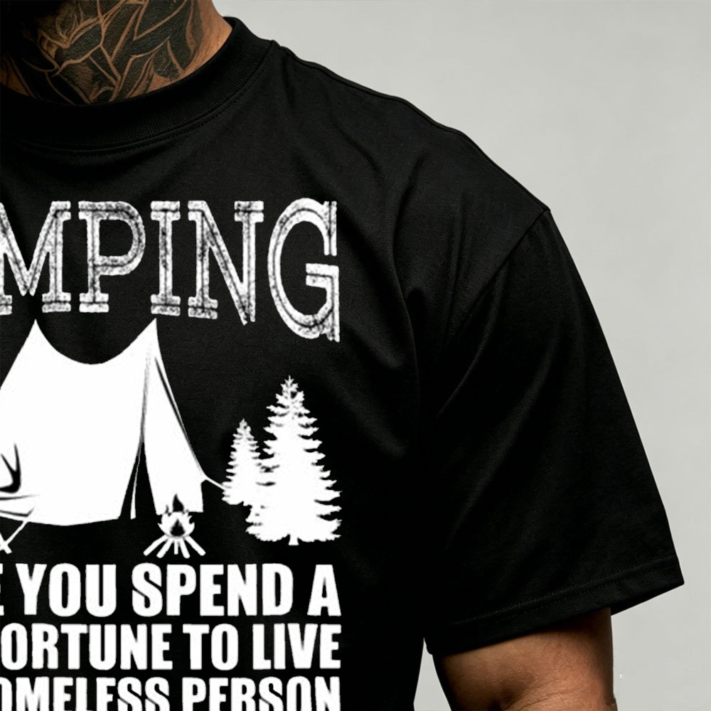 Camping Tent Pine Tree Graphic - đánh giá và giá Outdoor Adventure Quotes Short
